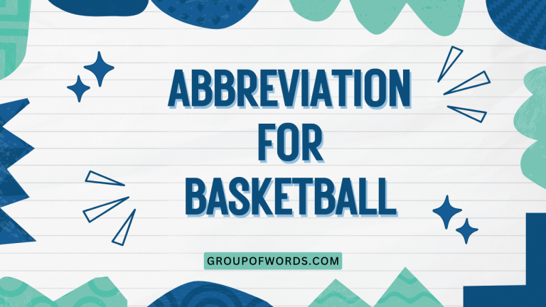 Abbreviation for Basketball
