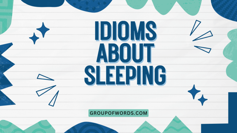Idioms About Sleeping