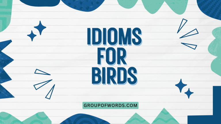 Idioms for Birds