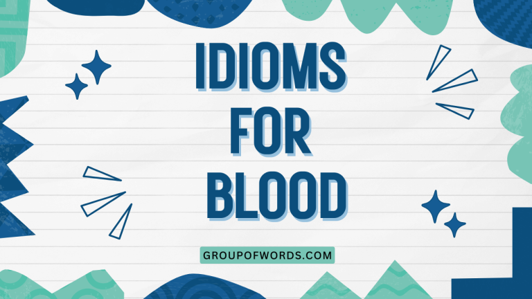 Idioms for Blood