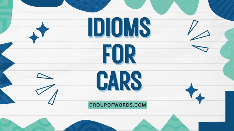 Idioms for Cars