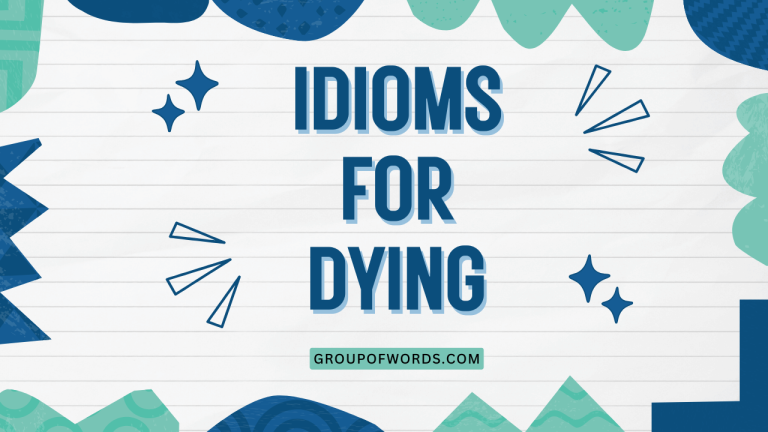 Idioms for Dying