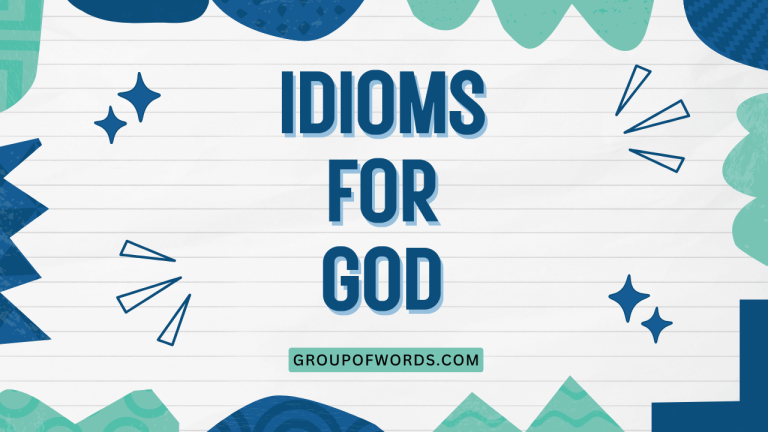 Idioms for God