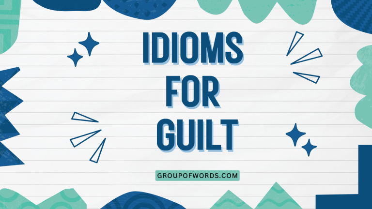 Idioms for Guilt