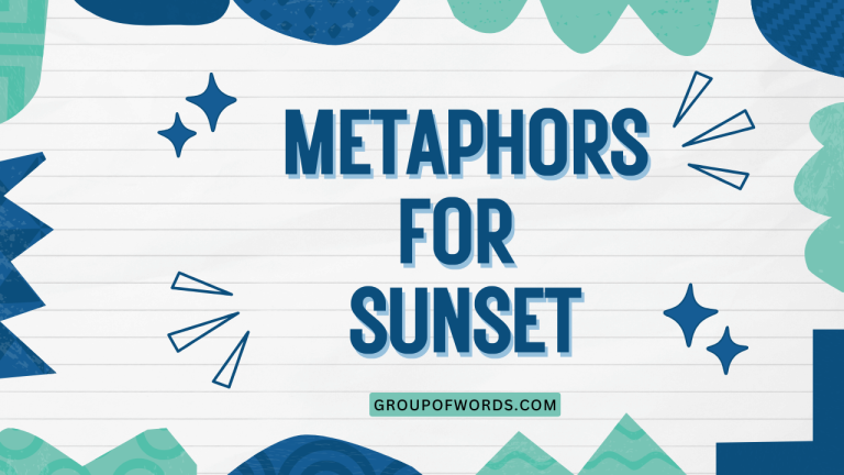 Metaphors for Sunset