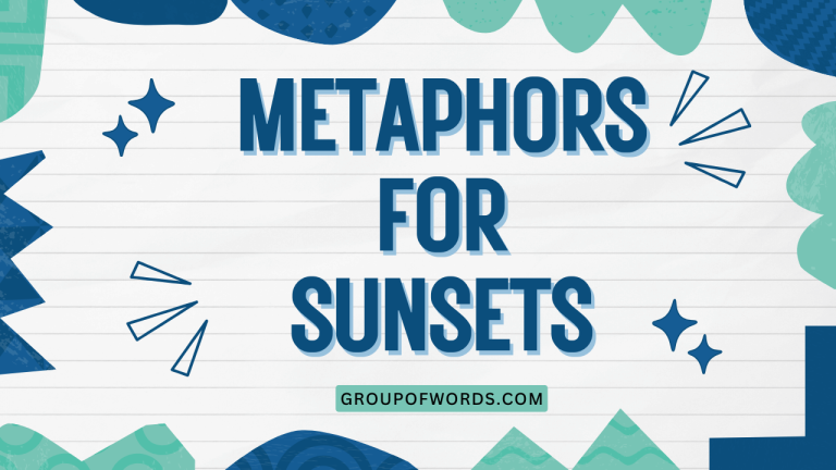 Metaphors for Sunsets