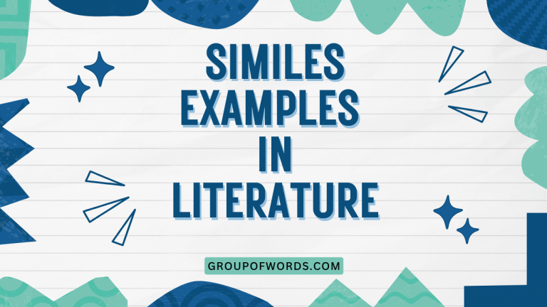 Similes Examples in Literature