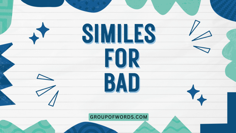 Similes for Bad