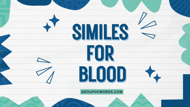Similes for Blood