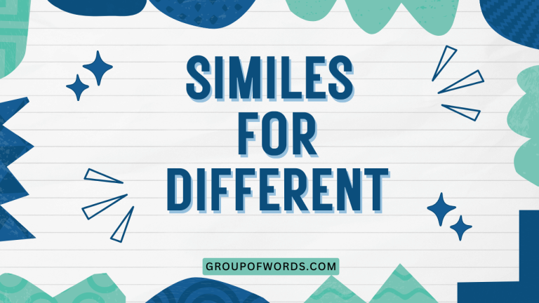 Similes for Different