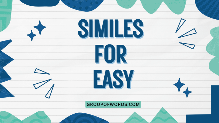 Similes for Easy