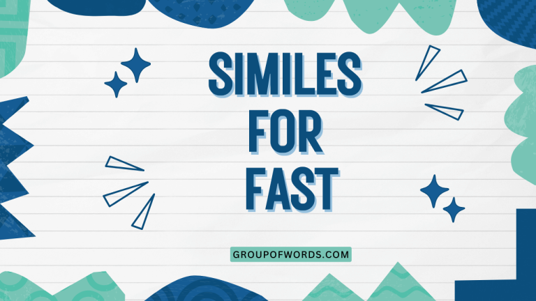 Similes for Fast