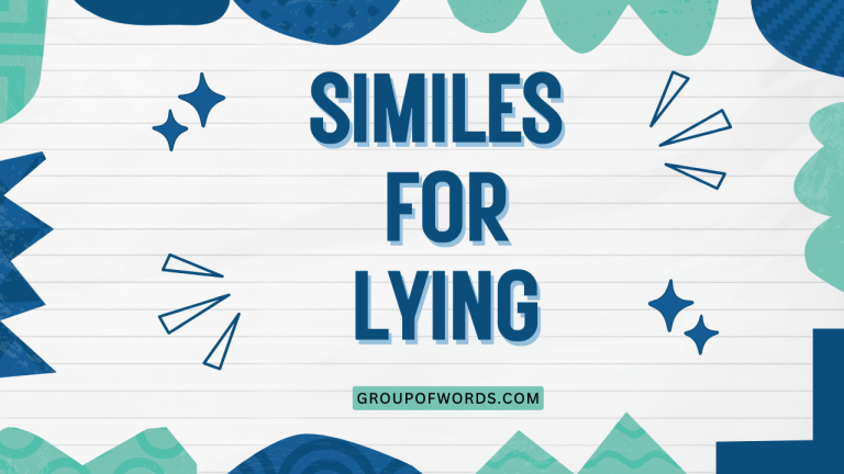 Similes for Lying