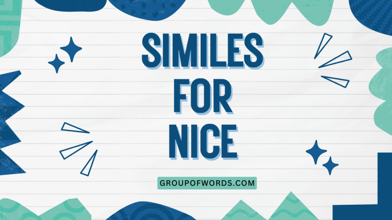 Similes for Nice