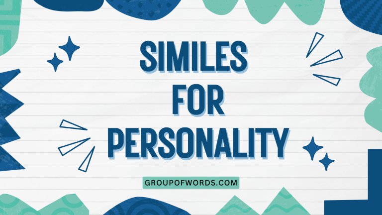 Similes for Personality