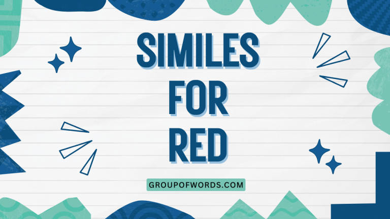 Similes for Red