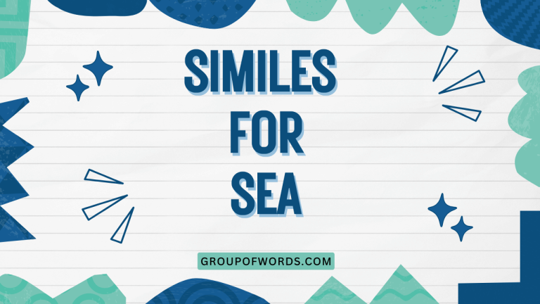 Similes for Sea