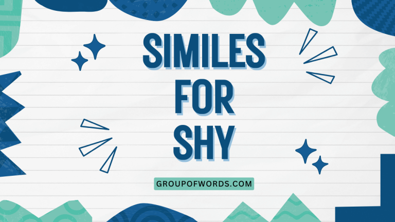 Similes for Shy