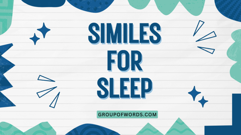 Similes for Sleep