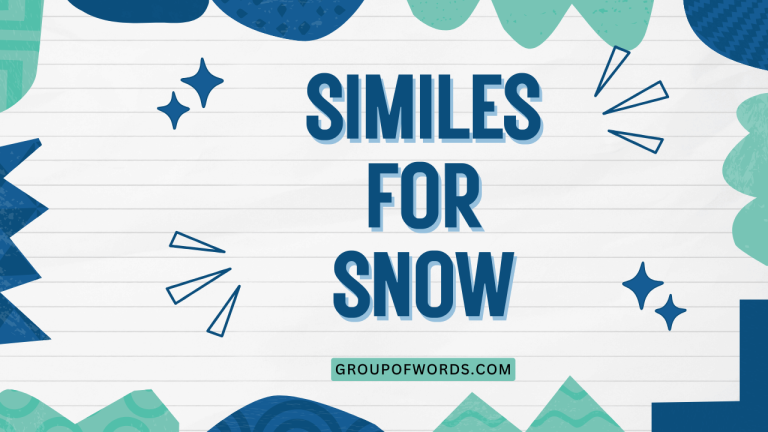 Similes for Snow