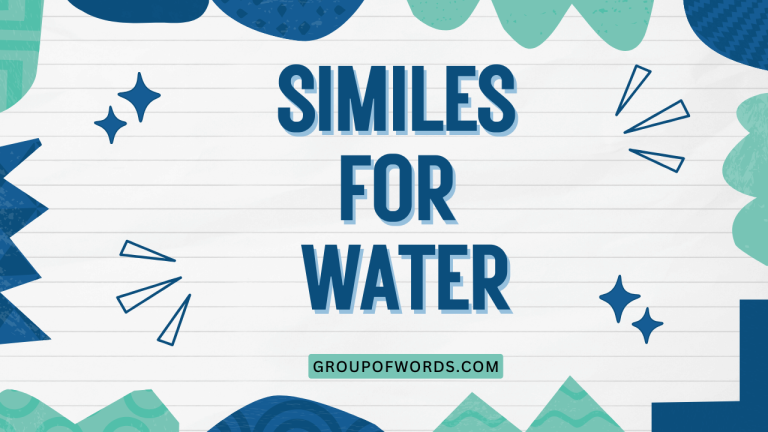 Similes for Water