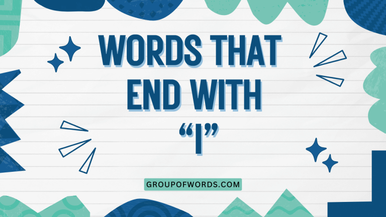 Words That End with I
