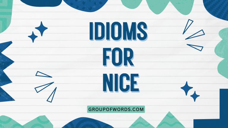 Idioms for Nice