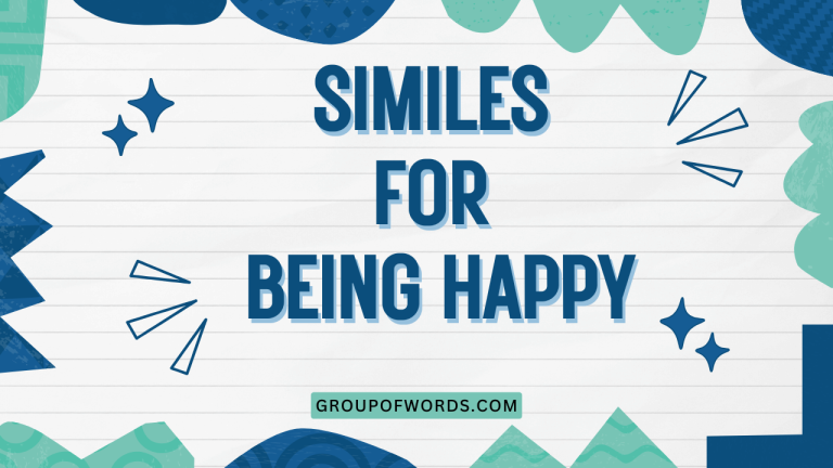 Similes for Being Happy