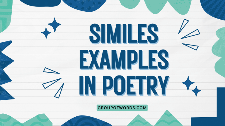 Similes Examples in Poetry
