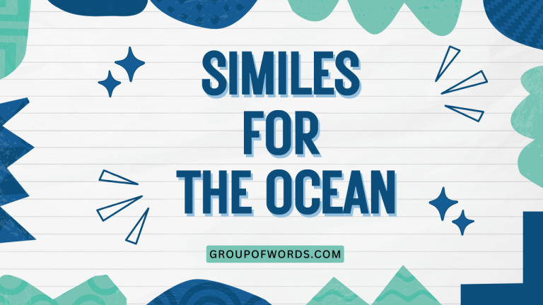Similes for the Ocean
