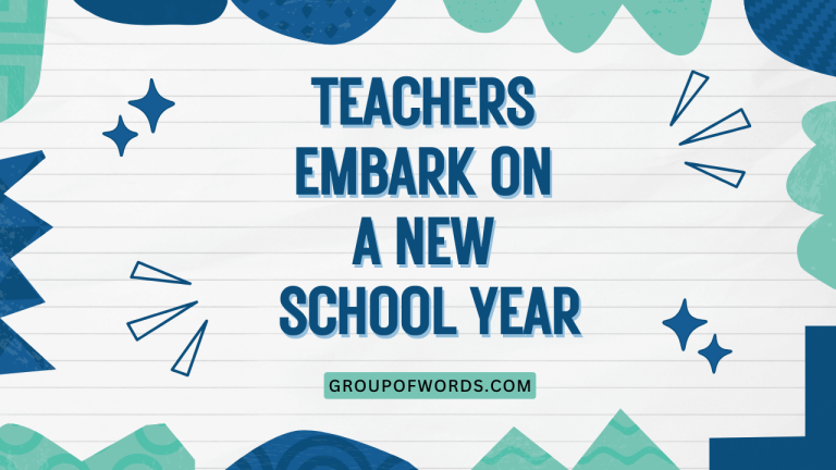 Teachers Embark on a New School Year