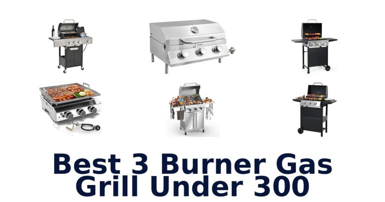 best 3 burner gas grill under 300