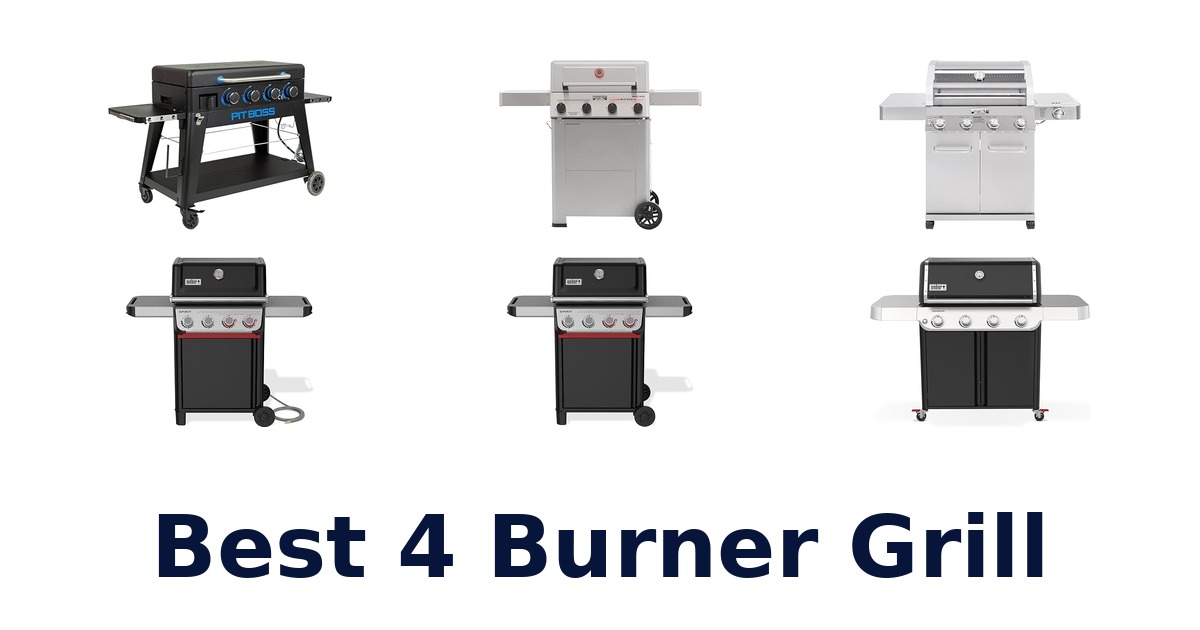 best 4 burner grill