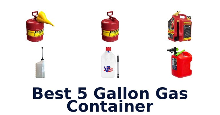 best 5 gallon gas container