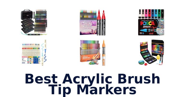 best acrylic brush tip markers