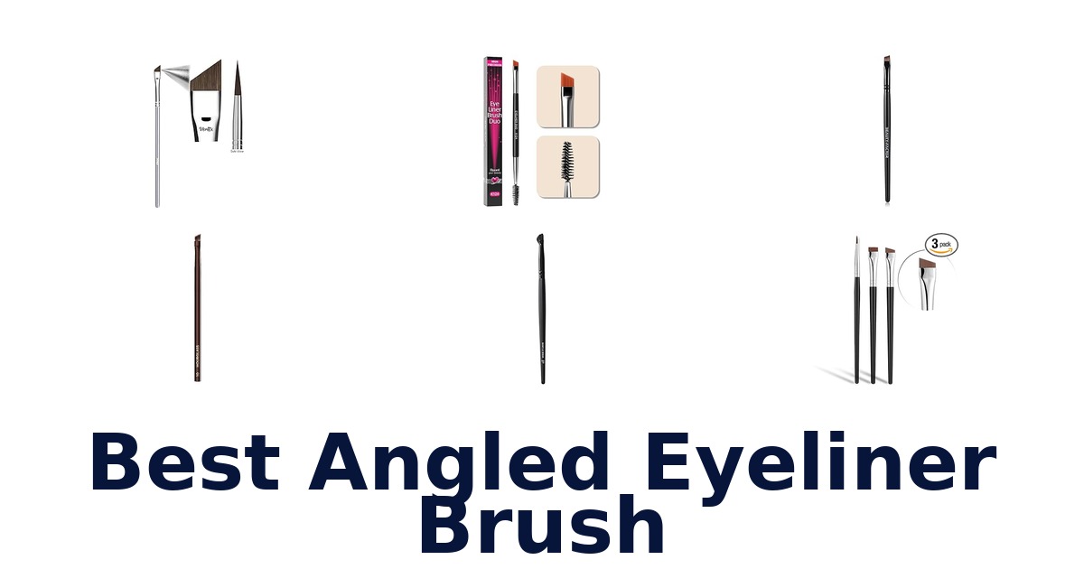 best angled eyeliner brush