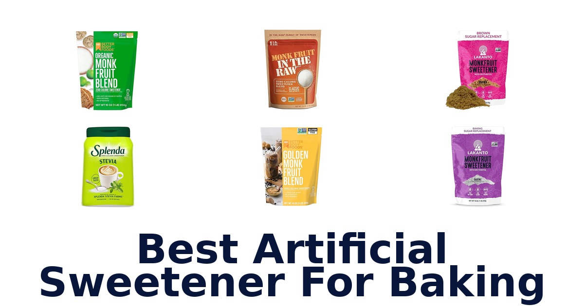 best artificial sweetener for baking