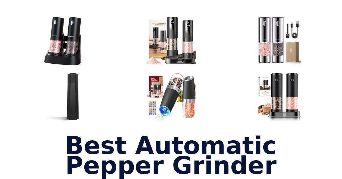 best automatic pepper grinder
