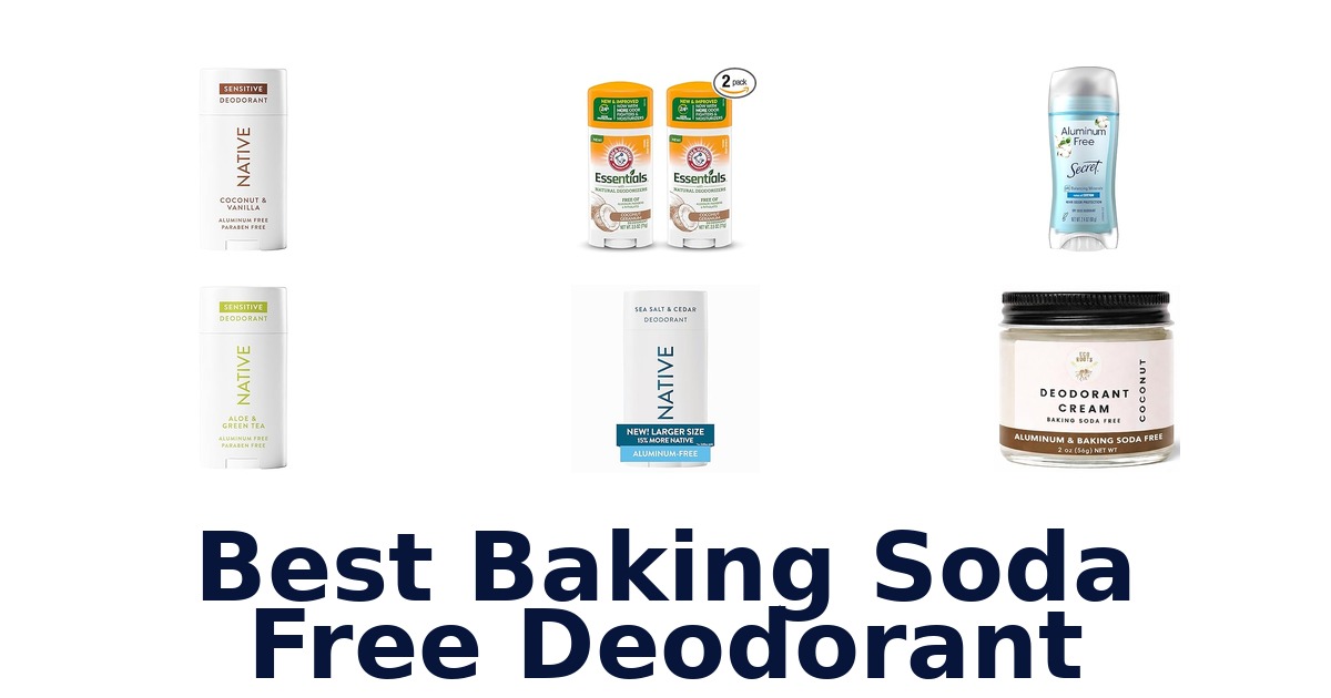 best baking soda free deodorant