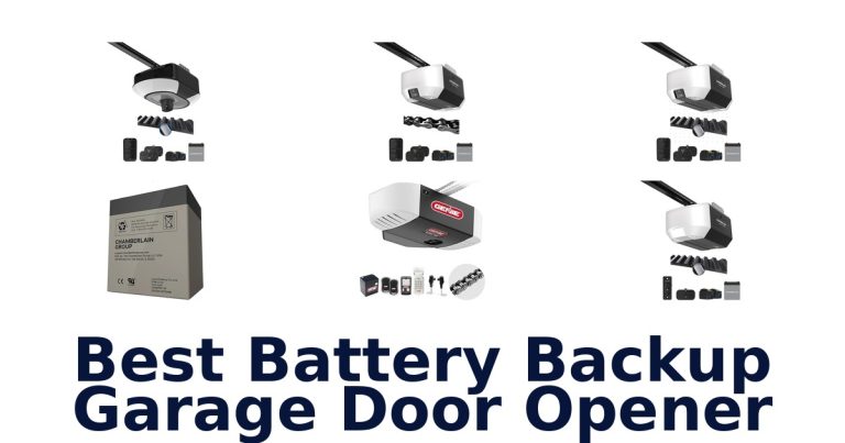 best battery backup garage door opener
