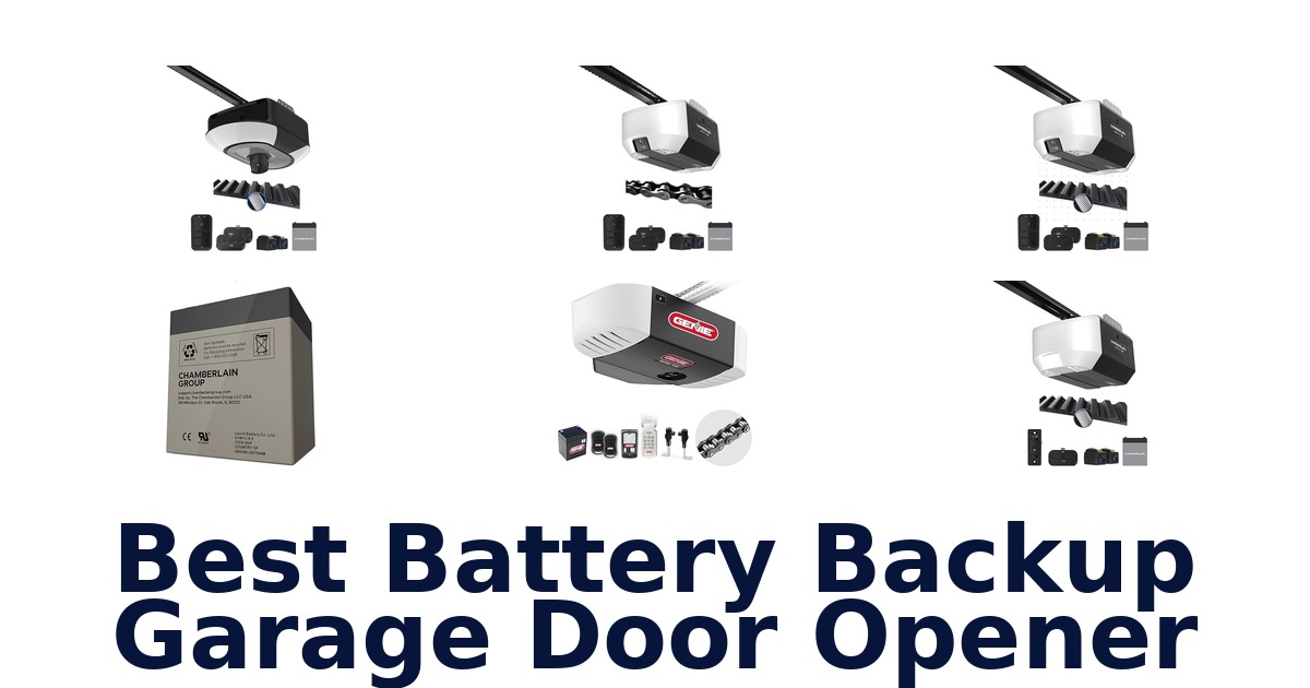 best battery backup garage door opener