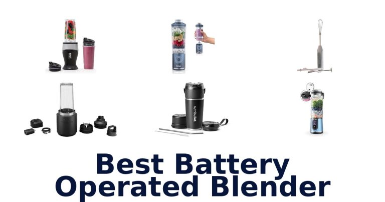 best battery operated blender