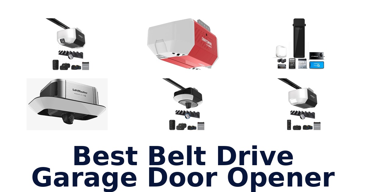 best belt drive garage door opener