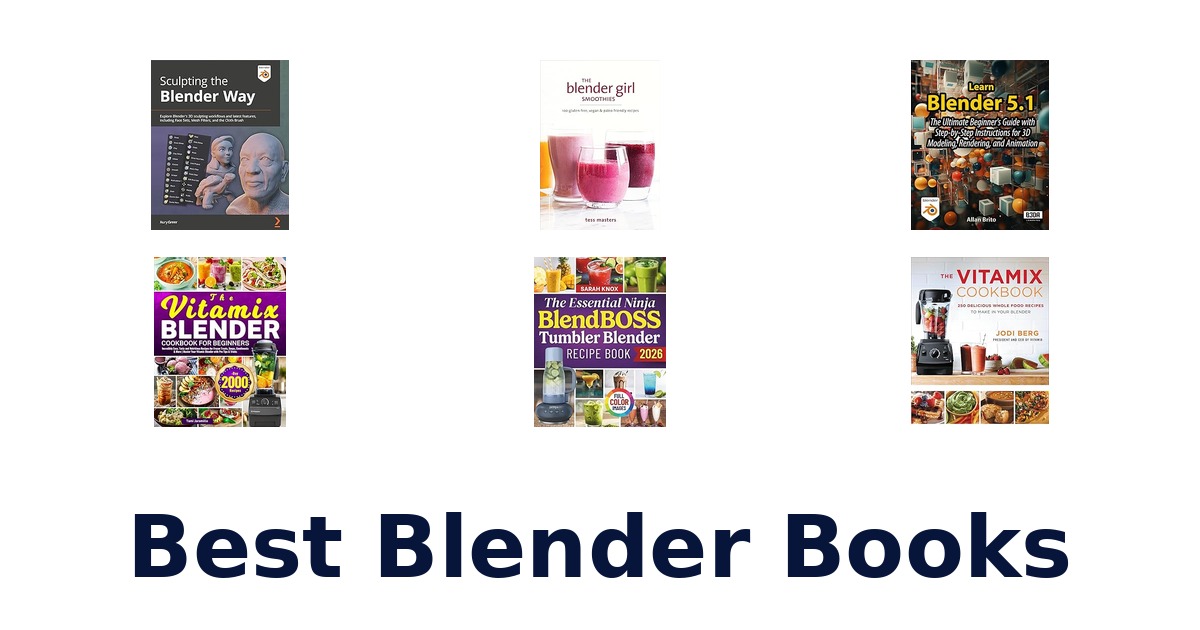 best blender books