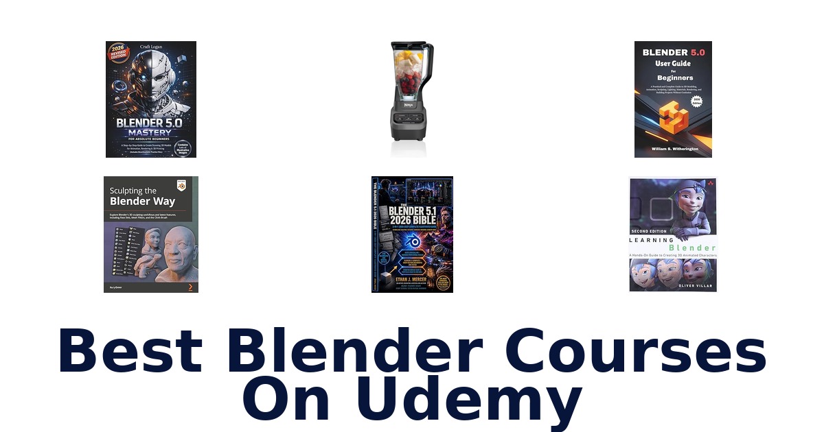best blender courses on udemy