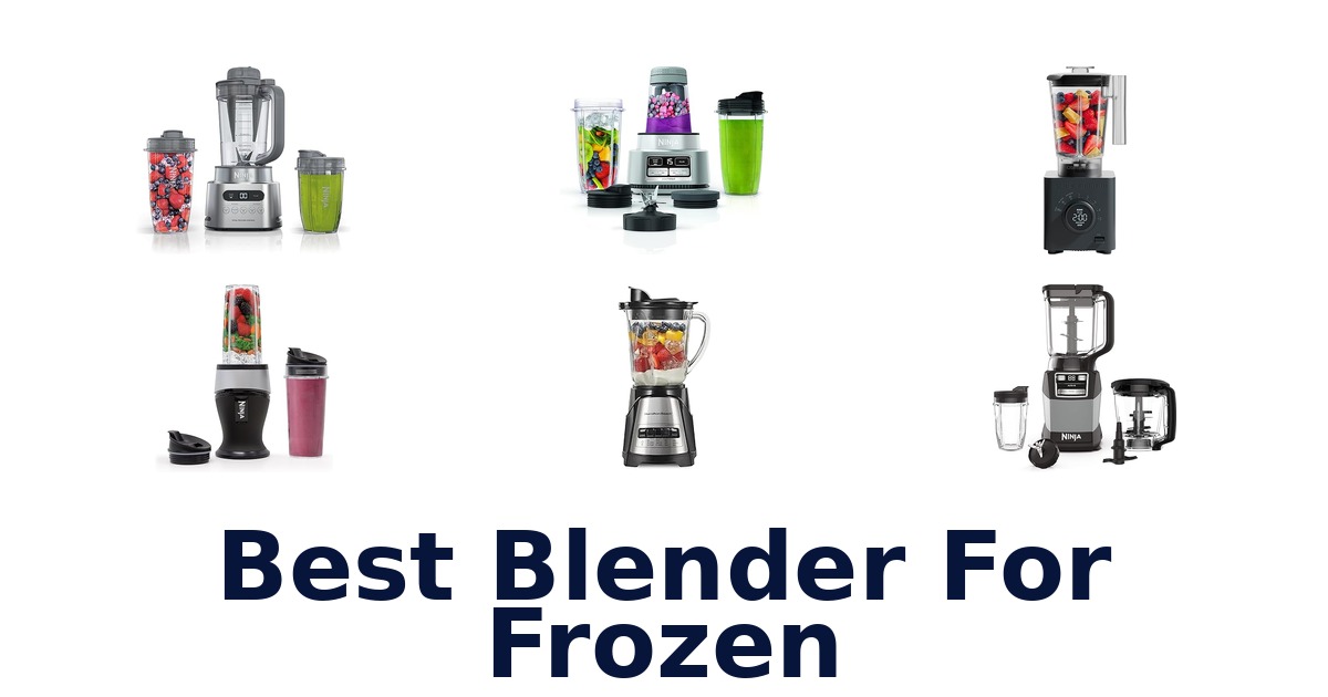 best blender for frozen