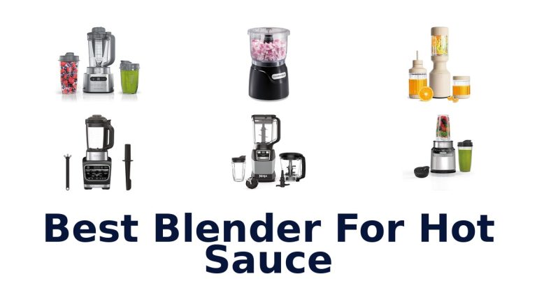 best blender for hot sauce