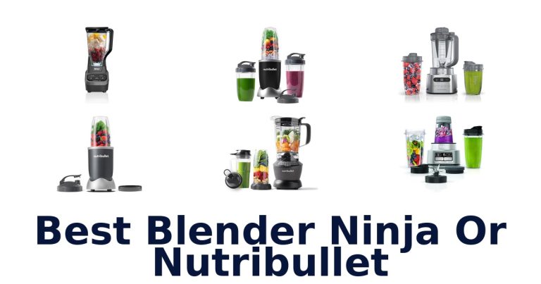 best blender ninja or nutribullet