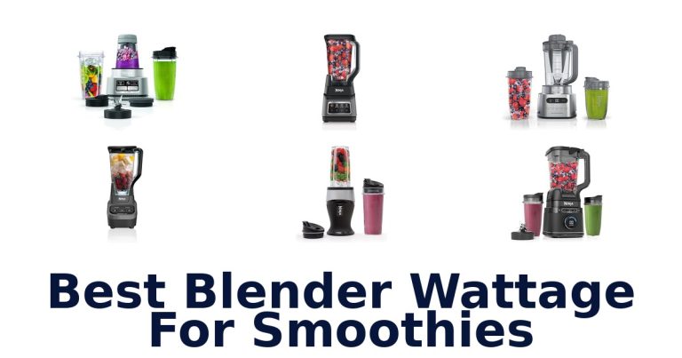 best blender wattage for smoothies