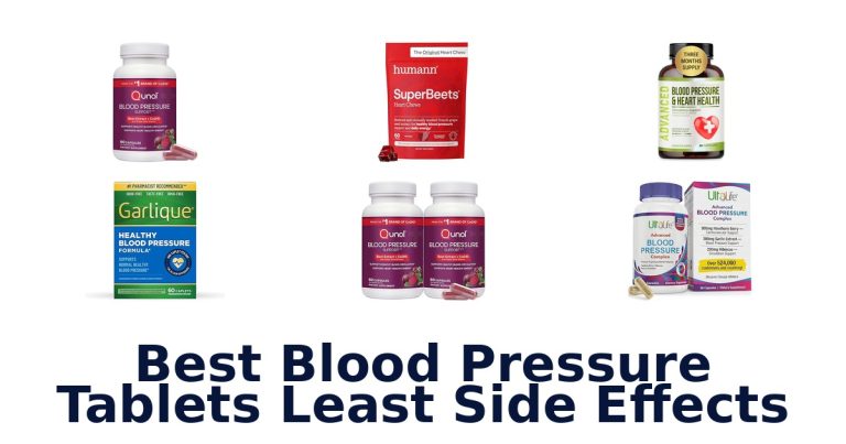 best blood pressure tablets least side effects